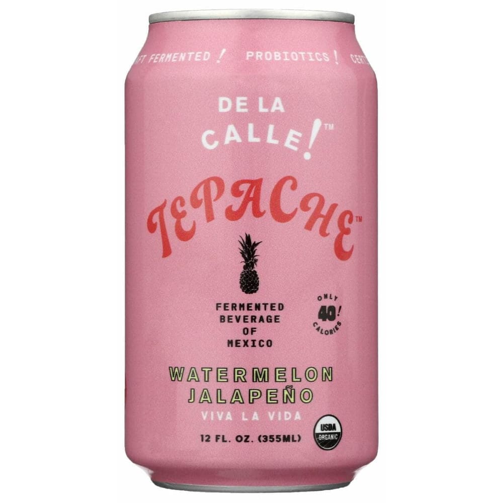 DE LA CALLE Grocery > Refrigerated DE LA CALLE: Tepache Watermelon Jalapeno, 12 oz