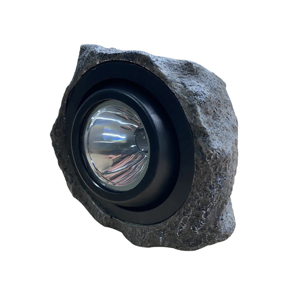 Deck Impressions Solar Grey Rock Spotlight - 2 Pack - Outdoor Lighting - Deck Impressions