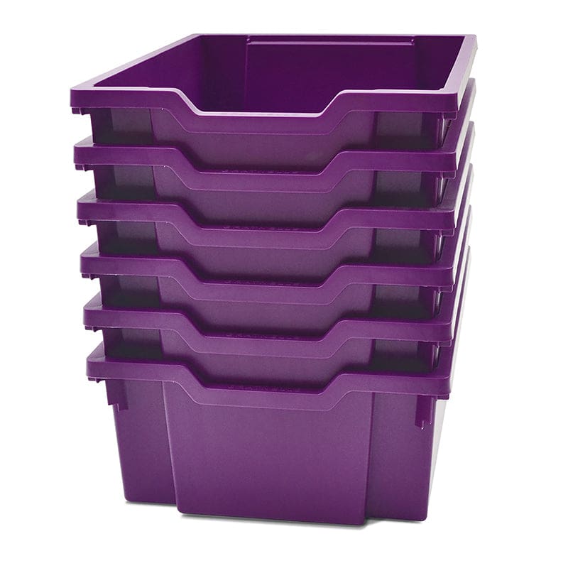 Deep Tray F2 Purple 6/Pk - Storage Containers - Gratnells LLC
