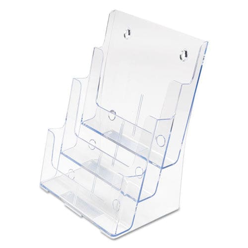 deflecto 3-compartment Docuholder Magazine Size 9.5w X 6.25d X 12.63 Clear - Office - deflecto®