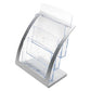 deflecto 3-tier Literature Holder Leaflet Size 11.25w X 6.94d X 13.31h Silver - Office - deflecto®