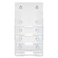 deflecto 4-compartment Docuholder Booklet Size 6.88w X 6.25d X 10h Clear - Office - deflecto®