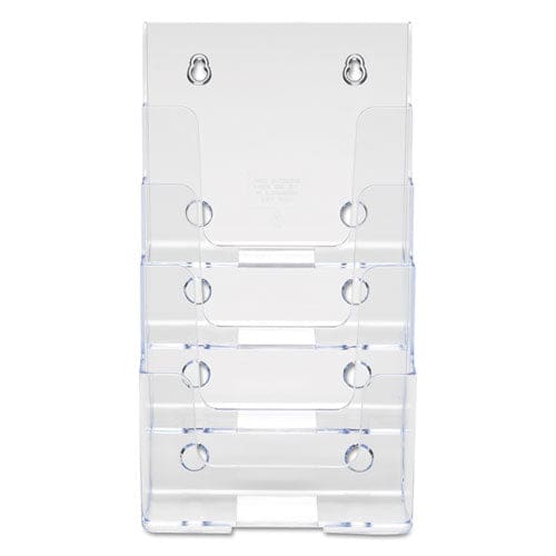 deflecto 4-compartment Docuholder Booklet Size 6.88w X 6.25d X 10h Clear - Office - deflecto®