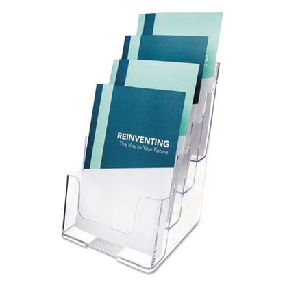 deflecto 4-compartment Docuholder Booklet Size 6.88w X 6.25d X 10h Clear - Office - deflecto®