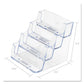 deflecto 4-pocket Business Card Holder Holds 200 Cards 3.94 X 3.5 X 3.75 Plastic Clear - Office - deflecto®