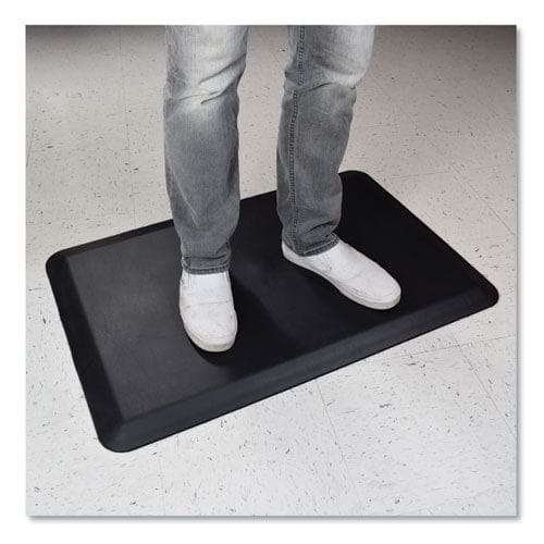 deflecto Anti-fatigue Mat 24 X 18 Black - Janitorial & Sanitation - deflecto®