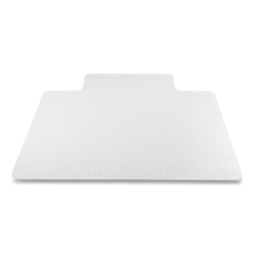 deflecto Antimicrobial Chair Mat Medium Pile Carpet 48 X 36 Lipped Clear - Furniture - deflecto®