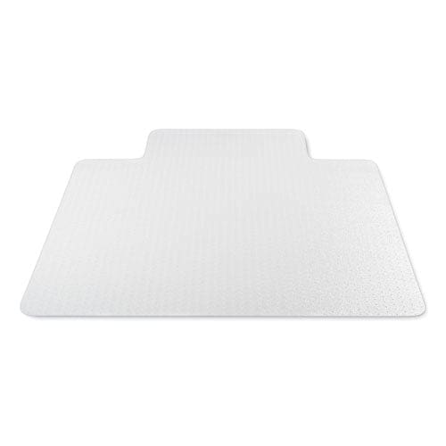 deflecto Antimicrobial Chair Mat Medium Pile Carpet 48 X 36 Lipped Clear - Furniture - deflecto®