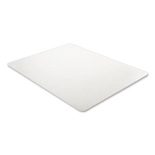 deflecto Antimicrobial Chair Mat Medium Pile Carpet 60 X 46 Rectangular Clear - Furniture - deflecto®