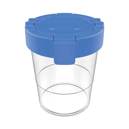 deflecto Antimicrobial No Spill Paint Cup 3.46 W X 3.93 H Blue - School Supplies - deflecto®