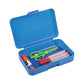 deflecto Antimicrobial Pencil Box 7.97 X 5.43 X 2.02 Blue - School Supplies - deflecto®