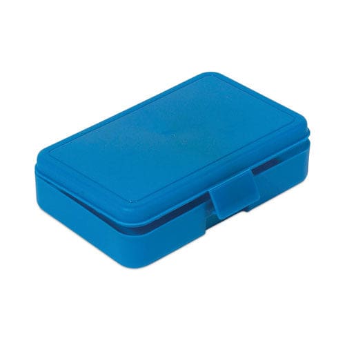 deflecto Antimicrobial Pencil Box 7.97 X 5.43 X 2.02 Blue - School Supplies - deflecto®