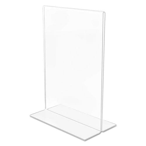 deflecto Classic Image Double-sided Sign Holder 5 X 7 Insert Clear - Office - deflecto®