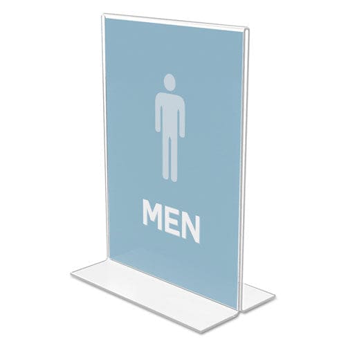 deflecto Classic Image Double-sided Sign Holder 5 X 7 Insert Clear - Office - deflecto®