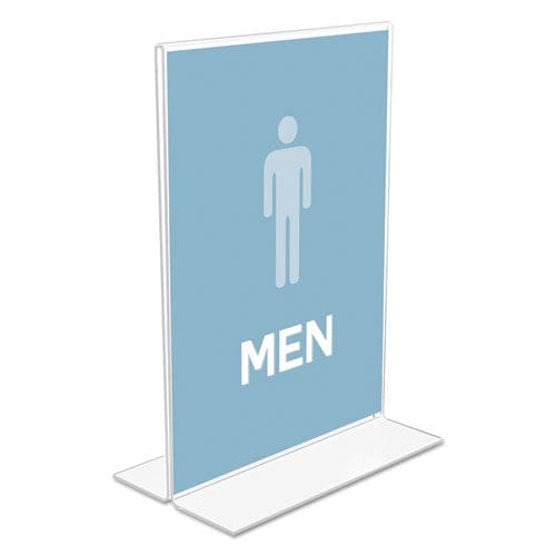 deflecto Classic Image Double-sided Sign Holder 5 X 7 Insert Clear - Office - deflecto®