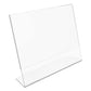 deflecto Classic Image Slanted Sign Holder Landscaped 11 X 8.5 Insert Clear - Office - deflecto®