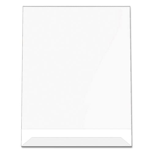 deflecto Classic Image Slanted Sign Holder Portrait 8.5 X 11 Insert Clear - Office - deflecto®