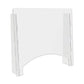 deflecto Counter Top Barrier With Full Shield 27 X 6 X 23.75 Acrylic Clear 2/carton - Furniture - deflecto®