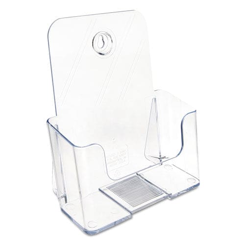 deflecto Docuholder For Countertop/wall-mount Booklet Size 6.5w X 3.75d X 7.75h Clear - Office - deflecto®