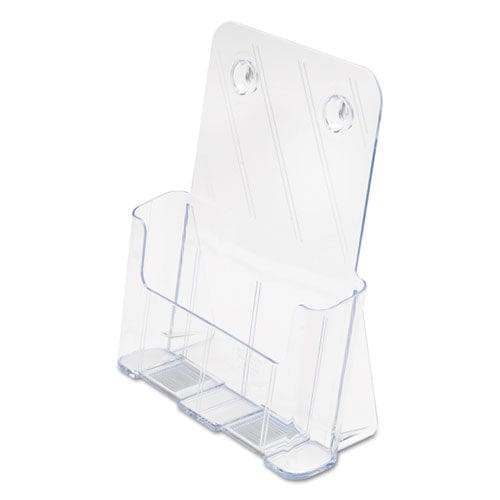 deflecto Docuholder For Countertop/wall-mount Magazine 9.25w X 3.75d X 10.75h Clear - Office - deflecto®