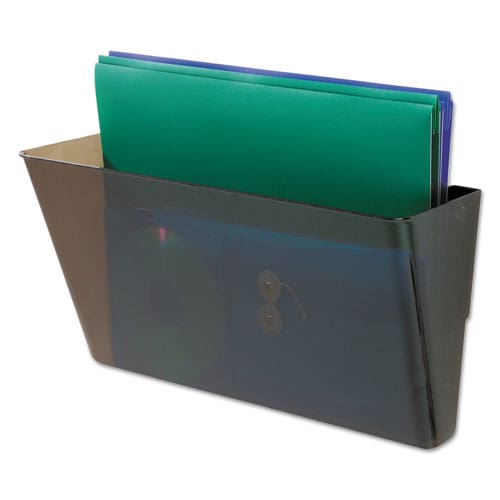 deflecto Docupocket Stackable Wall Pocket Letter Size 13 X 4 Smoke - Office - deflecto®