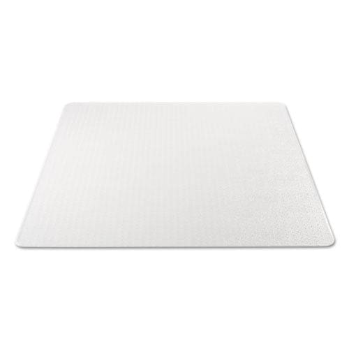 deflecto Duramat Moderate Use Chair Mat For Low Pile Carpet 45 X 53 Wide Lipped Clear - Furniture - deflecto®