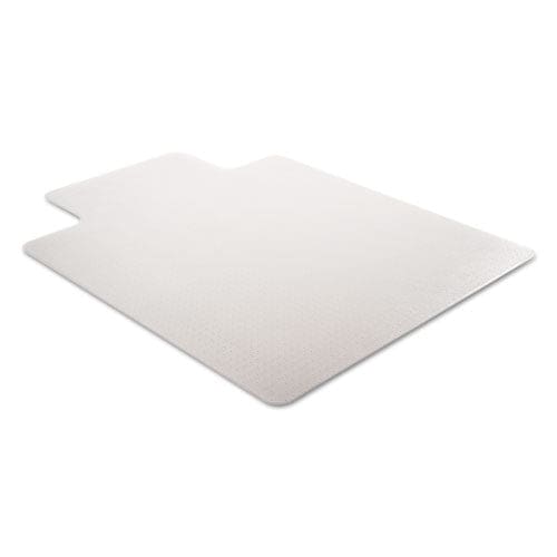 deflecto Duramat Moderate Use Chair Mat For Low Pile Carpet 45 X 53 Wide Lipped Clear - Furniture - deflecto®