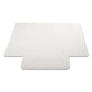 deflecto Duramat Moderate Use Chair Mat For Low Pile Carpet 45 X 53 Wide Lipped Clear - Furniture - deflecto®