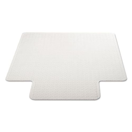 deflecto Duramat Moderate Use Chair Mat For Low Pile Carpet 45 X 53 Wide Lipped Clear - Furniture - deflecto®