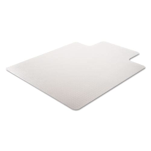 deflecto Duramat Moderate Use Chair Mat For Low Pile Carpet 46 X 60 Wide Lipped Clear - Furniture - deflecto®