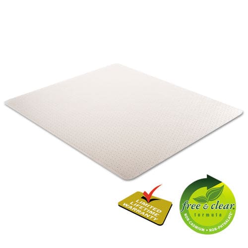 deflecto Duramat Moderate Use Chair Mat Low Pile Carpet Flat 46 X 60 Rectangle Clear - Furniture - deflecto®