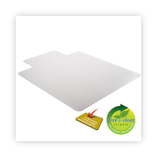 deflecto Duramat Moderate Use Chair Mat Low Pile Carpet Roll 36 X 48 Lipped Clear - Furniture - deflecto®