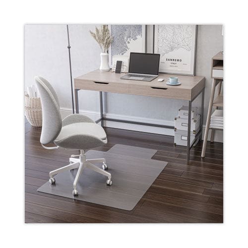 deflecto Economat All Day Use Chair Mat For Hard Lip 36 X 48 Low Pile Smooth Clear - Furniture - deflecto®