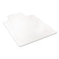 deflecto Economat Occasional Use Chair Mat For Low Pile Carpet 45 X 53 Wide Lipped Clear - Furniture - deflecto®