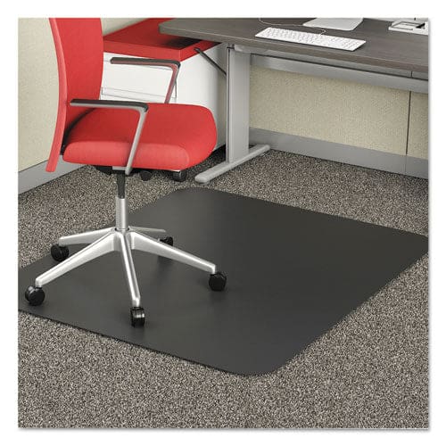 deflecto Economat Occasional Use Chair Mat For Low Pile Carpet 45 X 53 Wide Lipped Clear - Furniture - deflecto®