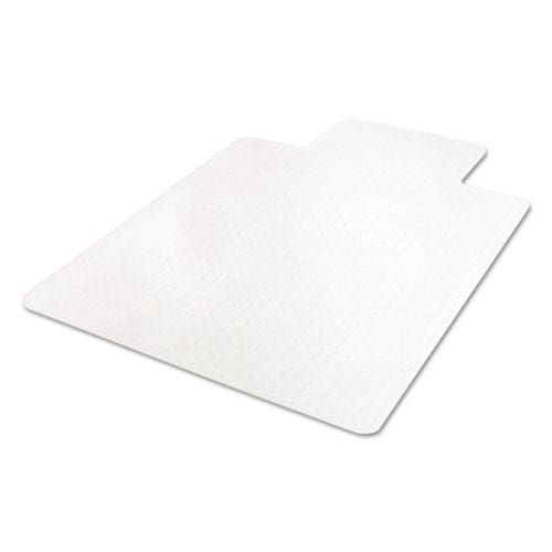 deflecto Economat Occasional Use Chair Mat For Low Pile Carpet 45 X 53 Wide Lipped Clear - Furniture - deflecto®