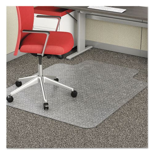 deflecto Economat Occasional Use Chair Mat For Low Pile Carpet 46 X 60 Rectangular Black - Furniture - deflecto®