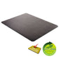 deflecto Economat Occasional Use Chair Mat For Low Pile Carpet 46 X 60 Rectangular Black - Furniture - deflecto®