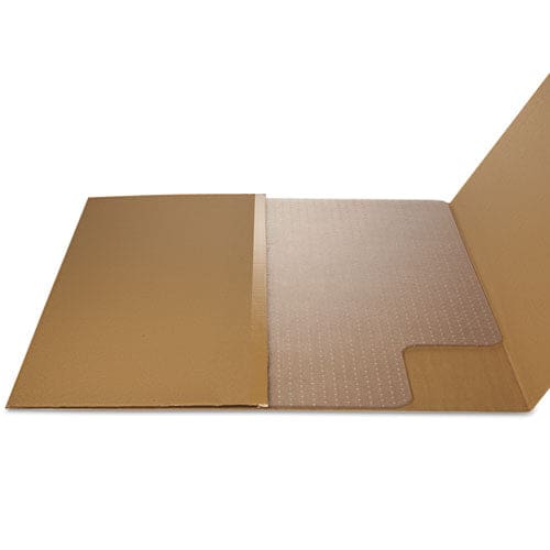 deflecto Economat Occasional Use Chair Mat Low Pile Carpet Flat 36 X 48 Lipped Clear - Furniture - deflecto®