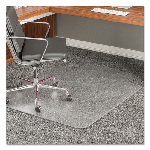 deflecto Execumat All Day Use Chair Mat For High Pile Carpet 45 X 53 Wide Lipped Clear - Furniture - deflecto®