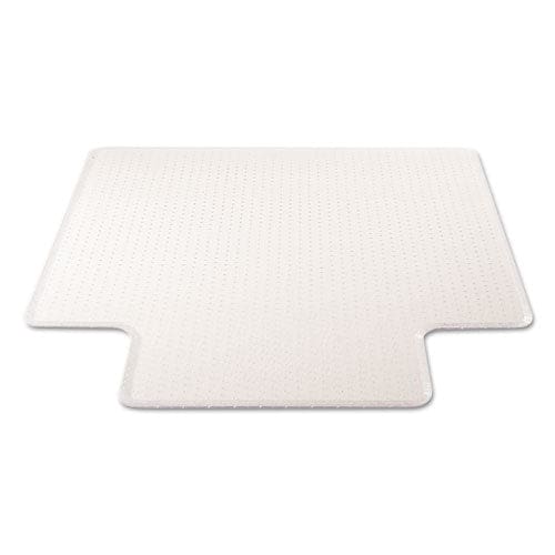 deflecto Execumat All Day Use Chair Mat For High Pile Carpet 45 X 53 Wide Lipped Clear - Furniture - deflecto®