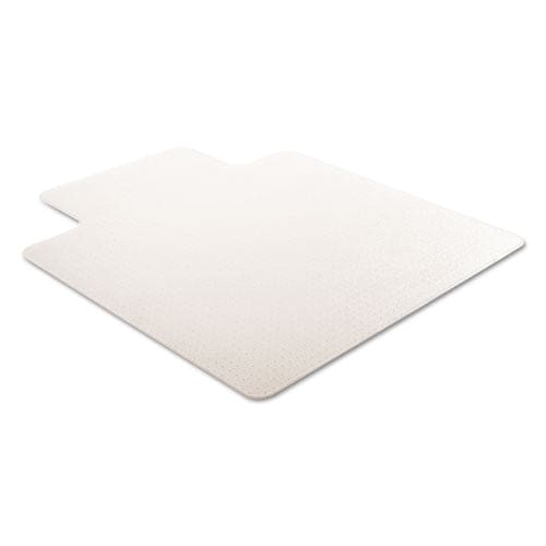 deflecto Execumat All Day Use Chair Mat For High Pile Carpet 45 X 53 Wide Lipped Clear - Furniture - deflecto®