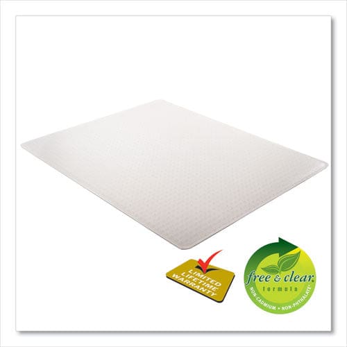 deflecto Execumat All Day Use Chair Mat For High Pile Carpet 46 X 60 Rectangular Clear - Furniture - deflecto®