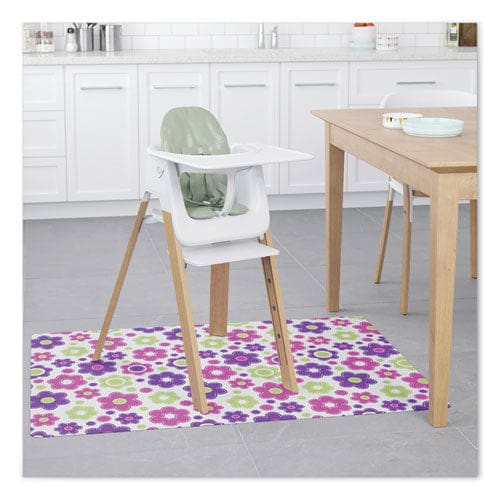 deflecto Fashionmat Chair Mat Rectangular 35 X 40 Daisies - Furniture - deflecto®