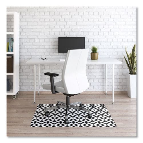 deflecto Fashionmat Chair Mat Rectangular 35 X 40 Diamonds - Furniture - deflecto®