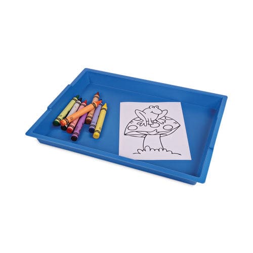 deflecto Little Artist Antimicrobial Finger Paint Tray 16 X 1.8 X 12 Blue - School Supplies - deflecto®