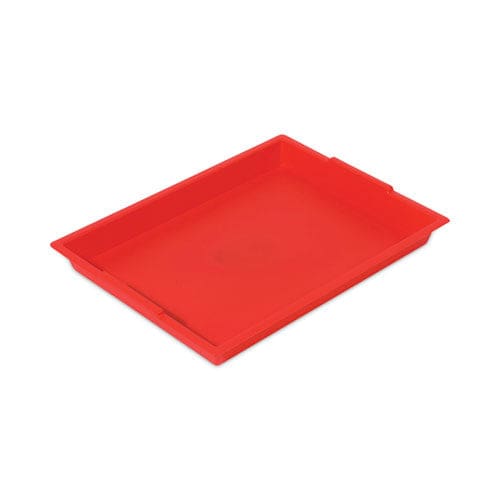 deflecto Little Artist Antimicrobial Finger Paint Tray 16 X 1.8 X 12 Red - School Supplies - deflecto®