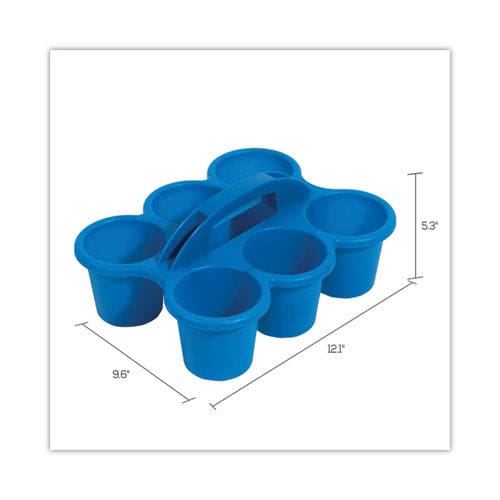 deflecto Little Artist Antimicrobial Six-cup Caddy Blue - School Supplies - deflecto®