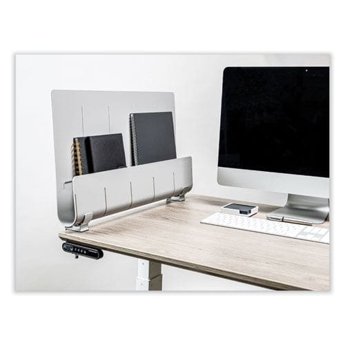 deflecto Oasis Privacy Panel 24 X 2.7 X 16.36 Gray - Furniture - deflecto®