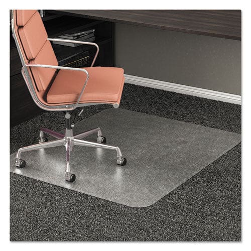 deflecto Rollamat Frequent Use Chair Mat Med Pile Carpet Flat 36 X 48 Lipped Clear - Furniture - deflecto®